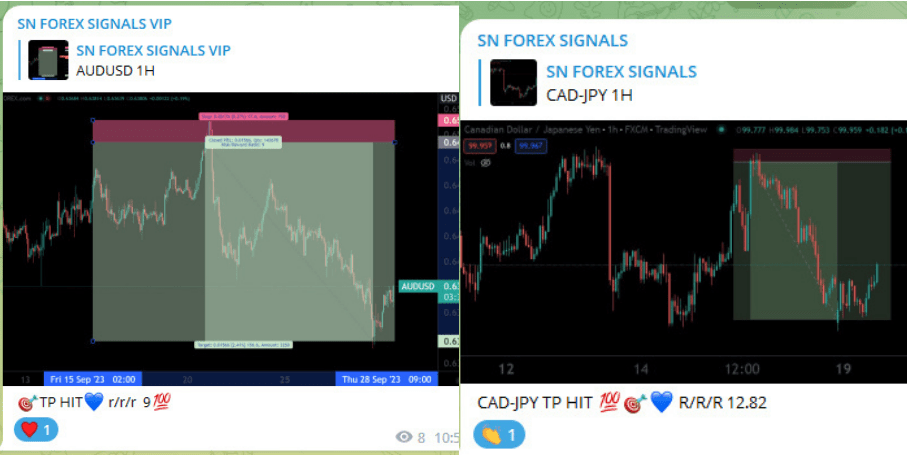 Profitable SN Forex signals after