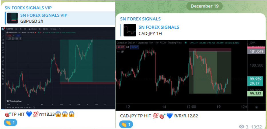 Profitable SN Forex signals after